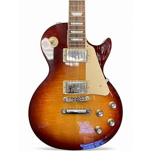 Used 2022 Gibson Les Paul Standard 1960S Neck Sunburst Solid Body Electric Guitar