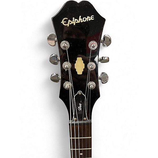 Used Epiphone Dot Ebony Hollow Body Electric Guitar