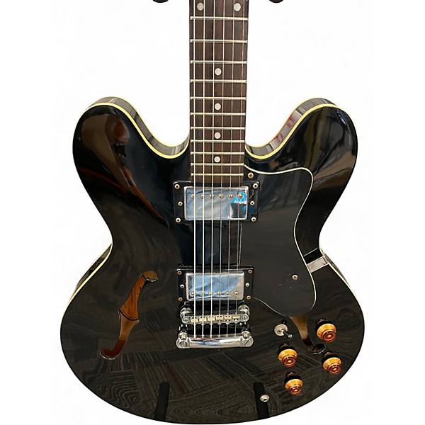 Used Epiphone Dot Ebony Hollow Body Electric Guitar