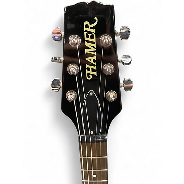 Used Hamer XT MAGENTA BURST Solid Body Electric Guitar