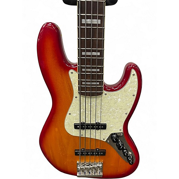 Used Squier Classic Vibe Active '70s Jazz Bass V Sienna Sunburst Electric Bass Guitar