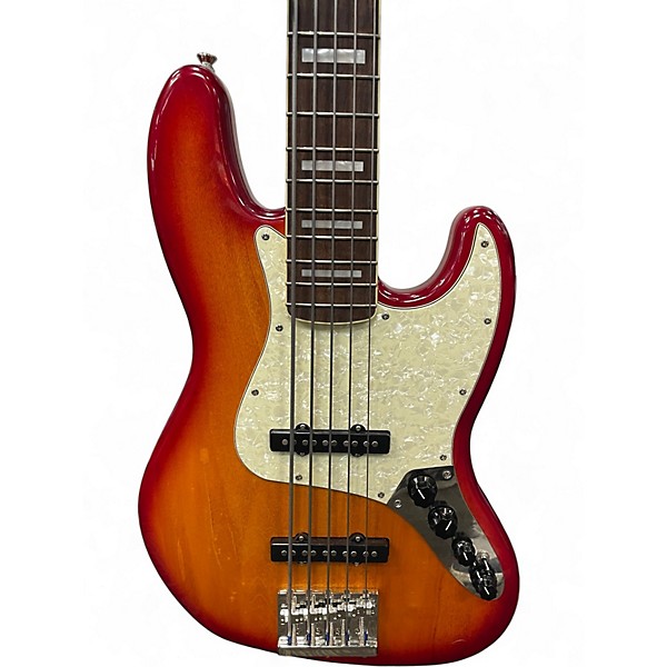 Used Squier Classic Vibe Active '70s Jazz Bass V Sienna Sunburst Electric Bass Guitar