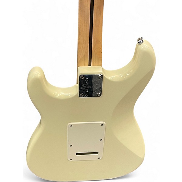 Used Squier Affinity Stratocaster Antique White Solid Body Electric Guitar