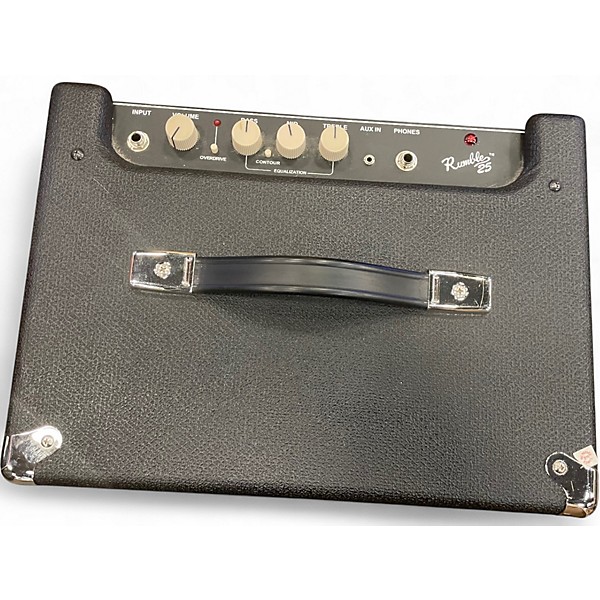 Used Fender Rumble 25 25W 1x8 Bass Combo Amp