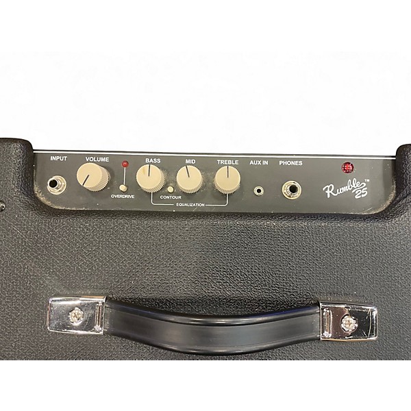 Used Fender Rumble 25 25W 1x8 Bass Combo Amp
