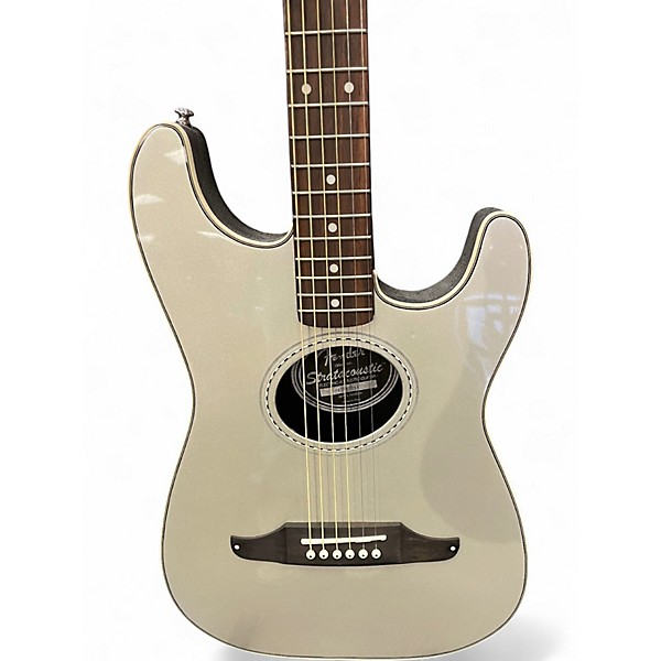 Used Fender Stratacoustic Plus Inca Silver Acoustic Electric Guitar
