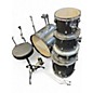 Used Ludwig 5 Piece backbeat complete Silver Sparkle Drum Kit