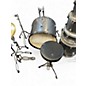 Used Ludwig 5 Piece backbeat complete Silver Sparkle Drum Kit