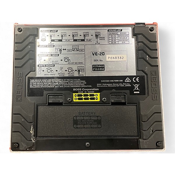 Used BOSS VE20 Vocal Performer Vocal Processor