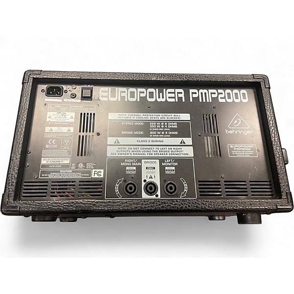 Used Behringer Europower PMP-2000 Unpowered Mixer