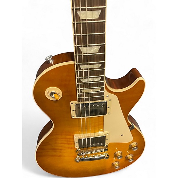 Used Gibson Les Paul 60s Tribute T Honey Burst Solid Body Electric Guitar