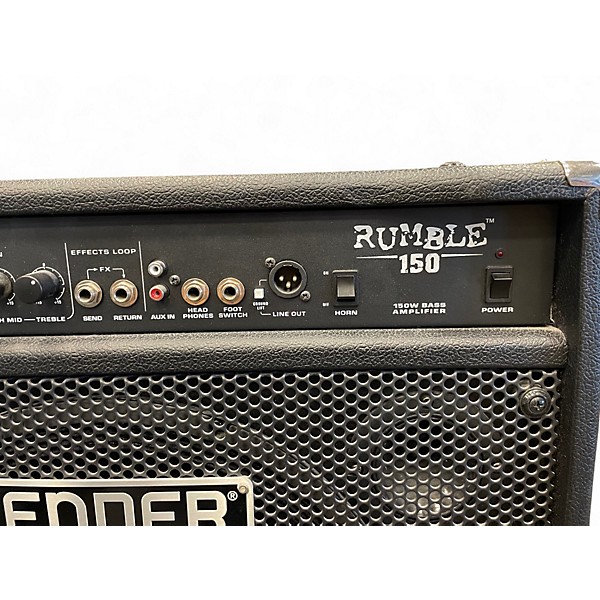 Used Fender Rumble 150 150W 1x15 Bass Combo Amp