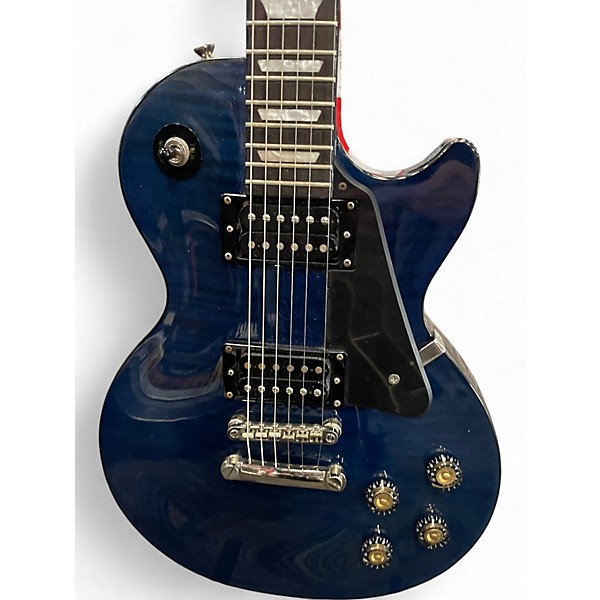 Used Epiphone Les Paul Classic T Blue Solid Body Electric Guitar