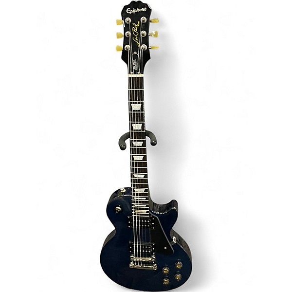 Used Epiphone Les Paul Classic T Blue Solid Body Electric Guitar