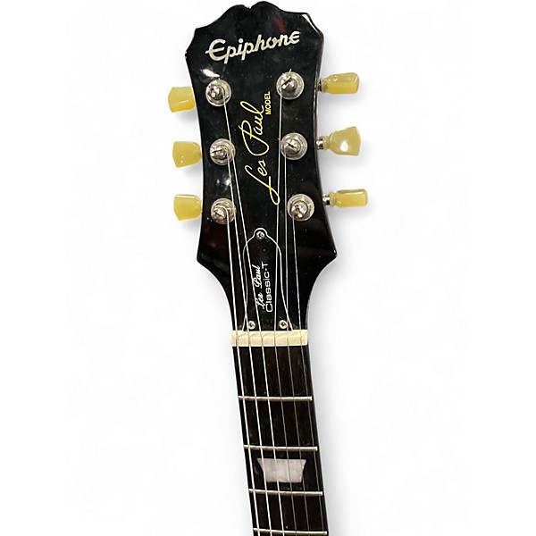 Used Epiphone Les Paul Classic T Blue Solid Body Electric Guitar