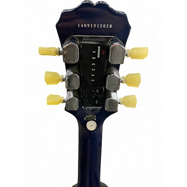 Used Epiphone Les Paul Classic T Blue Solid Body Electric Guitar