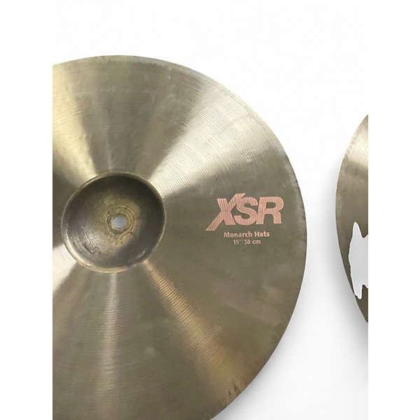 Used SABIAN 14in XSR MONARCH HATS Cymbal