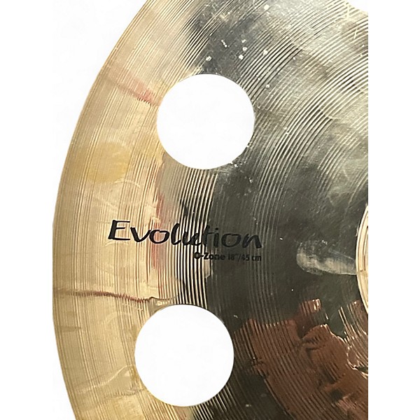 Used SABIAN 18in HHX Evolution Ozone Crash Brilliant Cymbal