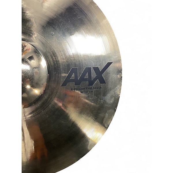 Used SABIAN 18in AAX Xplosion Crash Cymbal