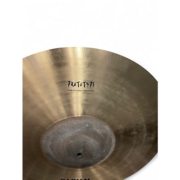 Used SABIAN 22in PROTOTYPE POWERBELL RIDE Cymbal