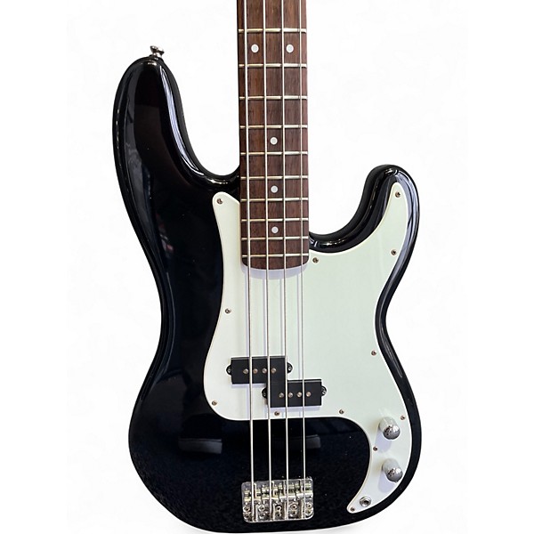 Used Squier Affinity Precision Bass Black Electric Bass Guitar