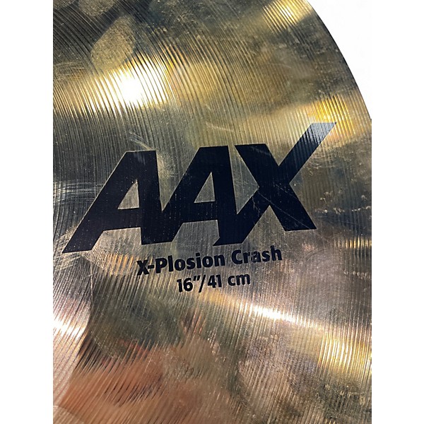 Used SABIAN 16in AAX X-PLOSION CRASH Cymbal