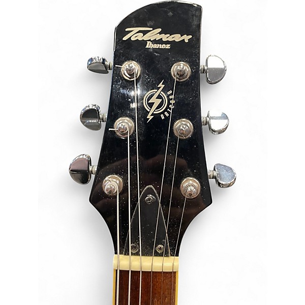 Used Talman TXD71 Black Hollow Body Electric Guitar