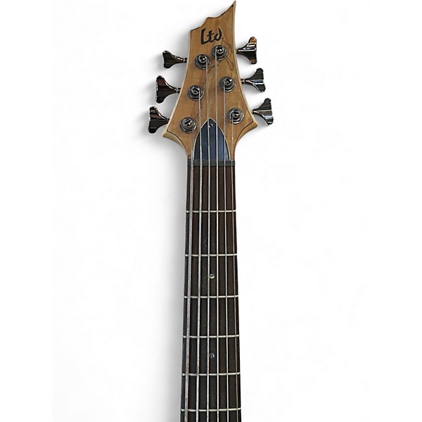 Used ESP LTD B206SM 6 String Natural Electric Bass Guitar