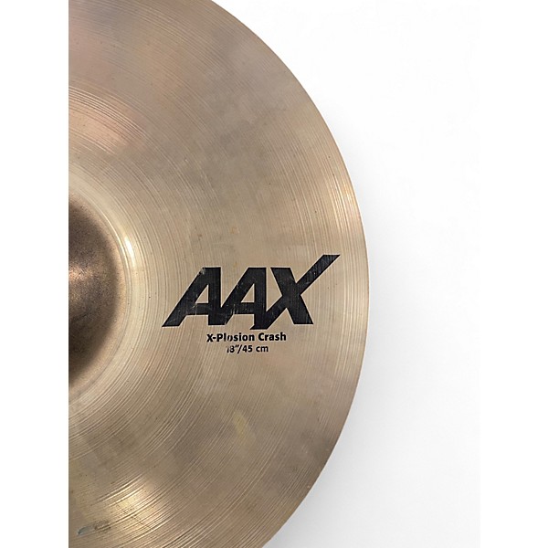 Used SABIAN 18in AAX X-plosion Crash Cymbal