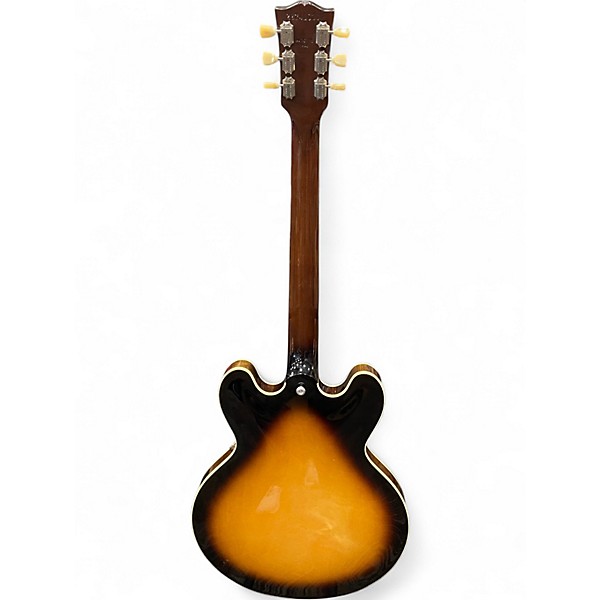 Used Gibson ES335 Tobacco Burst Hollow Body Electric Guitar