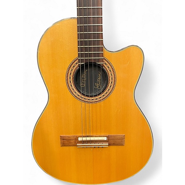 Used 1989 Gibson Chet Atkins CE Natural Classical Acoustic Electric Guitar