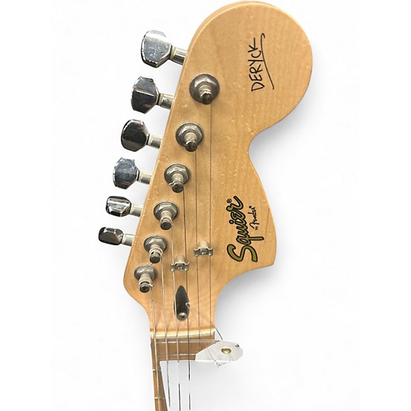 Used Squier Deryck Whibley Signature Telecaster Black Solid Body Electric Guitar