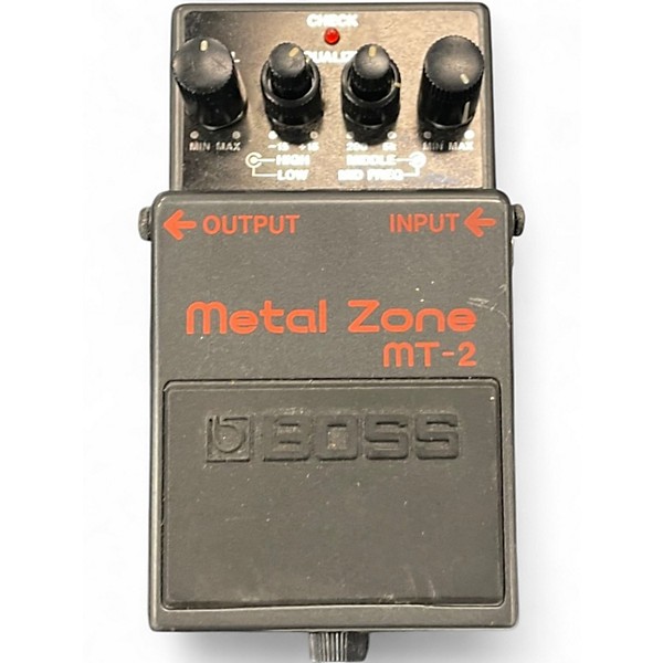Used BOSS MT2 Metal Zone Distortion Effect Pedal