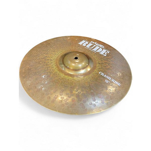 Used Paiste 16in Rude Classic Crash Ride Cymbal