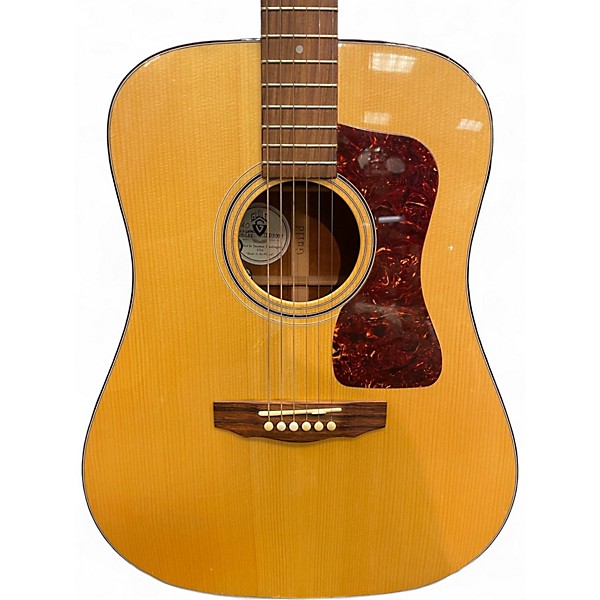 Used Guild D40 Natural Acoustic Electric Guitar