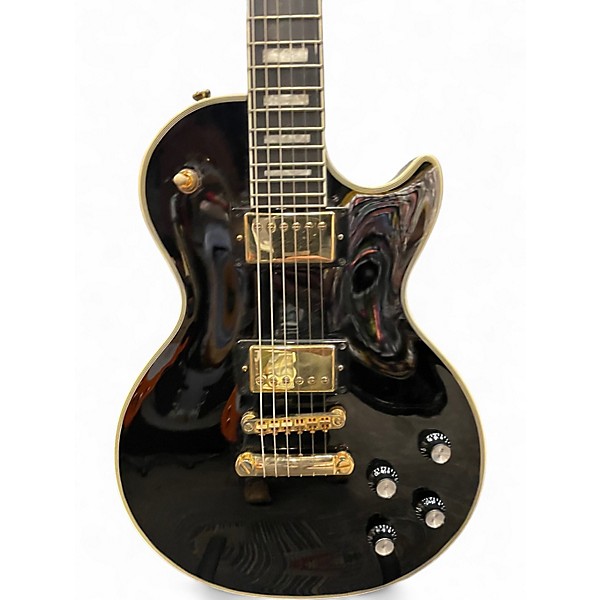 Used Epiphone Les Paul Custom Ebony Solid Body Electric Guitar