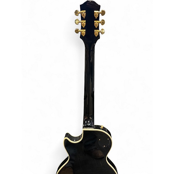 Used Epiphone Les Paul Custom Ebony Solid Body Electric Guitar