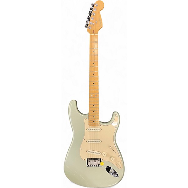 Used Fender American Standard Stratocaster Inca Silver Solid Body Electric Guitar