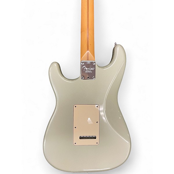 Used Fender American Standard Stratocaster Inca Silver Solid Body Electric Guitar