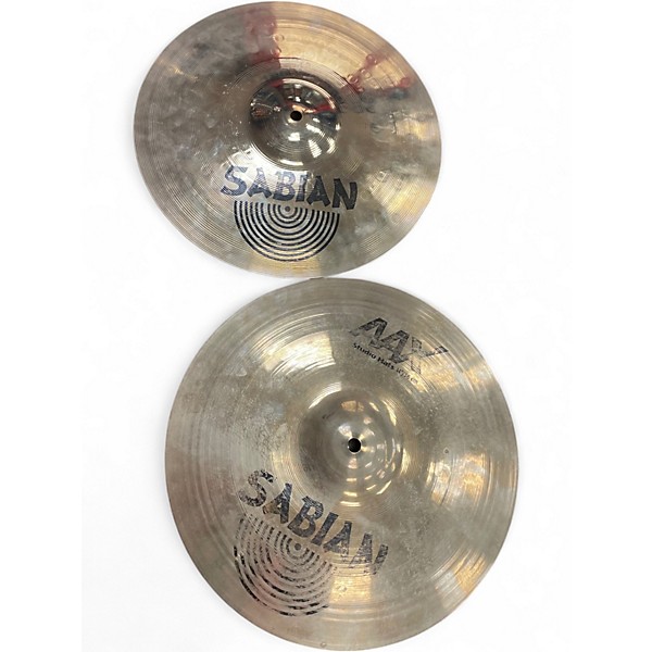 Used SABIAN 14in AAX Studio Hats Cymbal