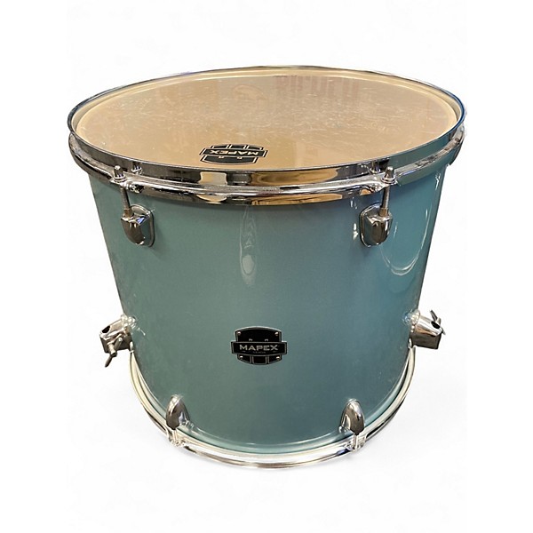 Used Mapex 5 Piece Venus Shell Pack Aqua Blue Aqua Blue Drum Kit