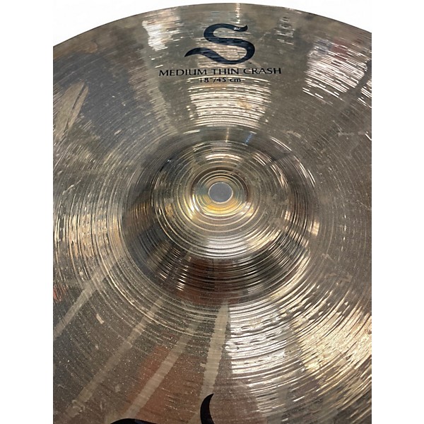 Used Zildjian 18in S Family Medium Thin Crash Cymbal