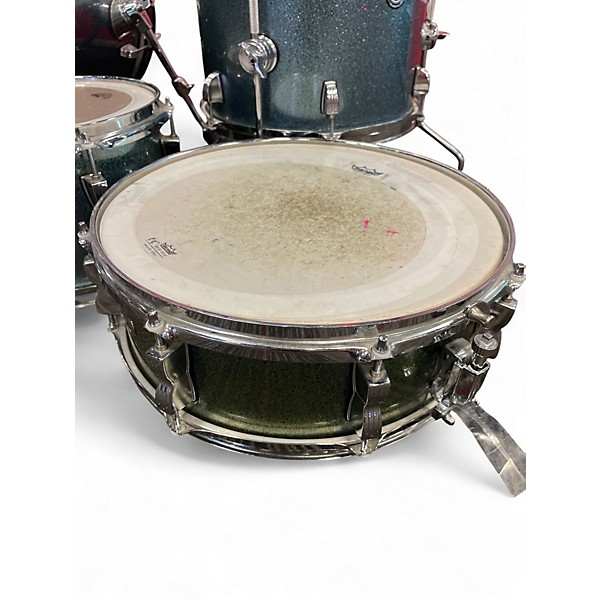 Used Ludwig 4 Piece Breakbeats By Questlove TURQUOISE SPARKLE Drum Kit