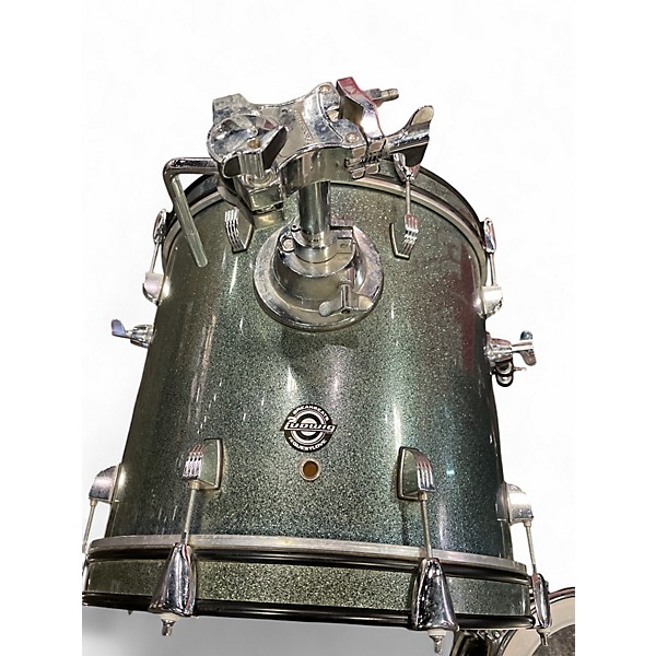 Used Ludwig 4 Piece Breakbeats By Questlove TURQUOISE SPARKLE Drum Kit