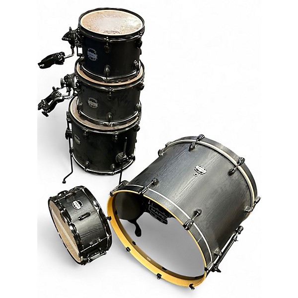Used Mapex 5 Piece MARS SATIN BALCK Drum Kit