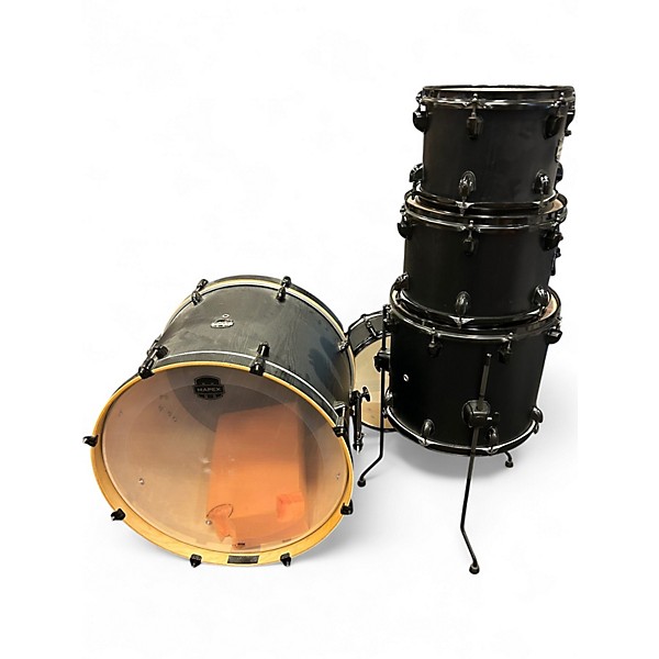 Used Mapex 5 Piece MARS SATIN BALCK Drum Kit