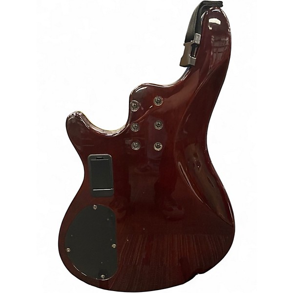 Used Schecter Guitar Research Omen Extreme 4 String Vintage Sunburst Electric Bass Guitar