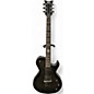 Used Schecter Guitar Research Damien Elite Solo Trans Black Solid Body Electric Guitar thumbnail
