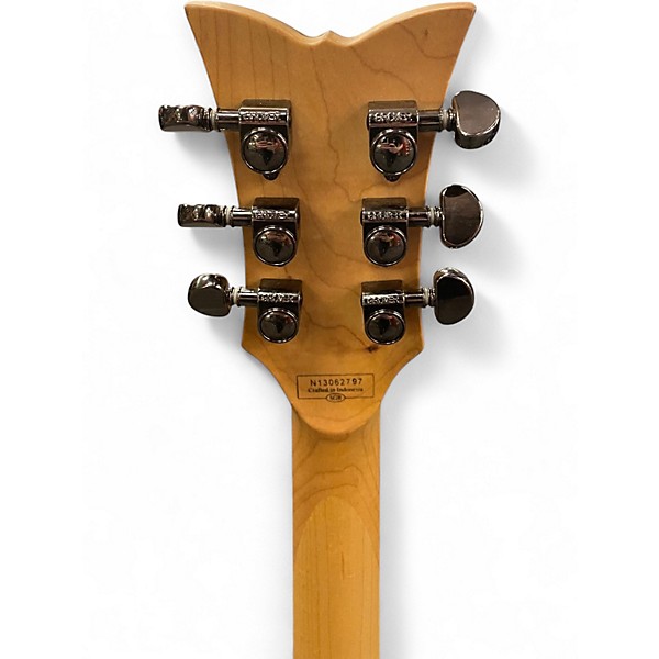 Used Schecter Guitar Research Damien Elite Solo Trans Black Solid Body Electric Guitar