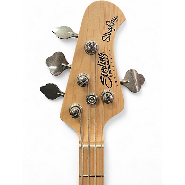 Used Sterling by Music Man Sting Ray RAY4HH Olive Electric Bass Guitar